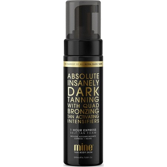 MineTan Absolute Self Tan Foam Dark samoopalovací pěna pro extra tmavé opálení 200 ml