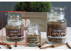 Lima Aroma Dreams Cynamon aromatyczna świeczka szklanka z wieczkiem 450 g
