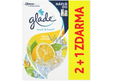 Glade One Touch Fresh Lemon - Svěží citron mini sprej náhradní náplň osvěžovač vzduchu 3 x 10 ml