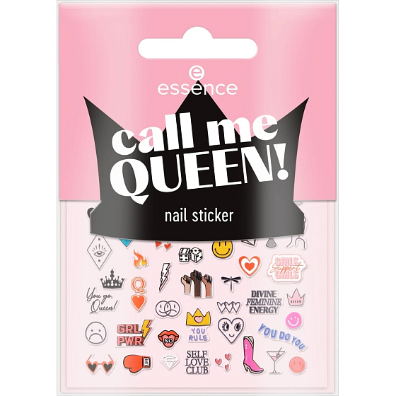 Essence Call me Queen! naklejki na paznokcie 45 sztuk