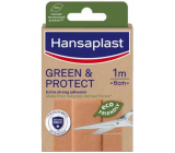 Hansaplast Green & Protect zrównoważony opatrunek tekstylny 1 m x 6 cm