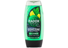 Radox Men 3w1 Odświeżenie Mentol i cytrus żel pod prysznic dla mężczyzn 225 ml