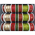 Niekupione Wstążki wino YM 020 25mm x 2,5m czerwone zielone złote gwiazdki