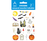 Naklejki wodoodporne dla dzieci - Halloween straszny zamek 1043   0437