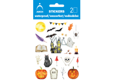 Naklejki wodoodporne dla dzieci - Halloween straszny zamek 1043 0437