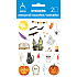 Naklejki wodoodporne dla dzieci - Halloween straszny zamek 1043   0437