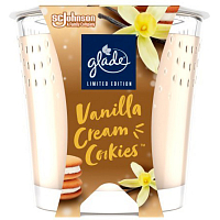 Glade świeca zapachowa Vanilla Cream Cookies, 112 g