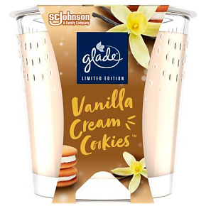 Glade świeca zapachowa Vanilla Cream Cookies, 112 g