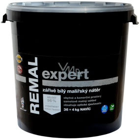Remal Expert zářivě bílá malířská barva na zeď 36 + 4 kg
