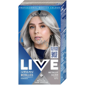 Schwarzkopf Live Urban Metallics farba do włosów U71 Metallic Silver