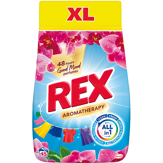 REX proszek do prania Aromatherapy Orchid Color 45 dawk