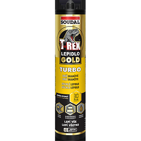 Soudal T-Rex Gold Turbo szybkoschnący klej montażowy, 290 ml