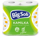 Big Soft Kamilka parfémovaný toaletní papír 160 útržků 3 vrstvý 4 kusy