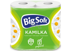 Big Soft Kamilka parfémovaný toaletní papír 160 útržků 3 vrstvý 4 kusy