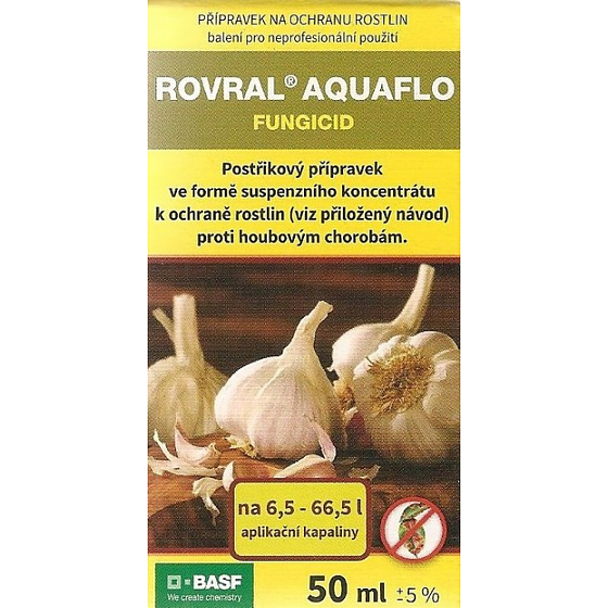 Agro Rovral Aquaflo přípravek proti houbovým chorobám a k moření česneku 50 ml