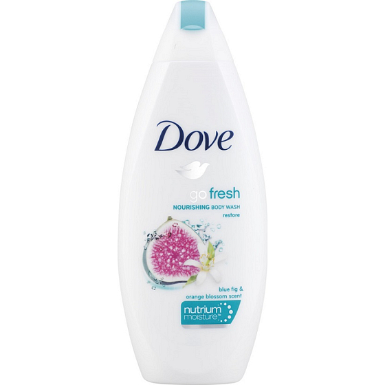 Dove Go Fresh Restore Modrý fík a pomerančový květ sprchový gel 250 ml