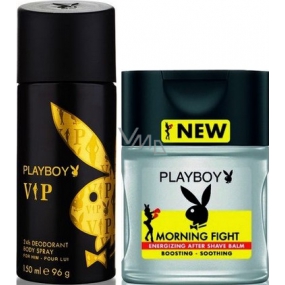 Playboy Vip for Him deodorant sprej 150 ml + balzám po holení 100 ml, kosmetická sada
