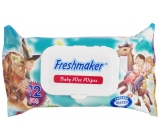 Freshmaker Baby Wet Wipes nawilżane chusteczki animowane dla dzieci 72 sztuki