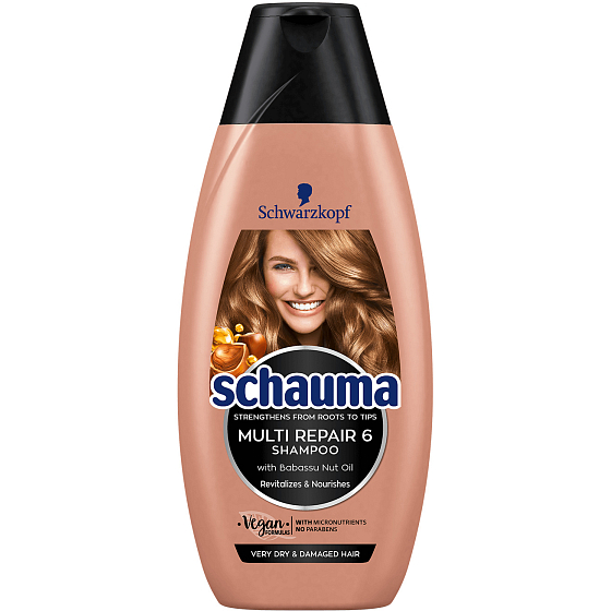 Schauma Multi Repair 6 obnovující šampon pro velmi suché a poškozené vlasy 400 ml