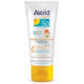 Astrid Sun Baby OF50 krém na opalování na obličej a tělo 75 ml
