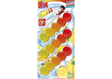 Dr. Devil WC Bicolor 5ball lemon fresh zawieszany blok do toalety, 3× 35 g