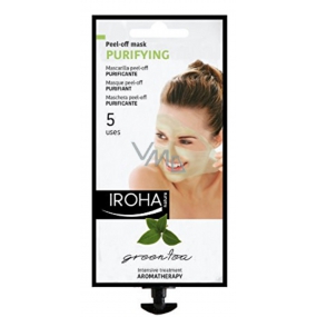 Iroha Purifying Oczyszczająca aromaterapeutyczna maska peel-off z zieloną herbatą 25 g