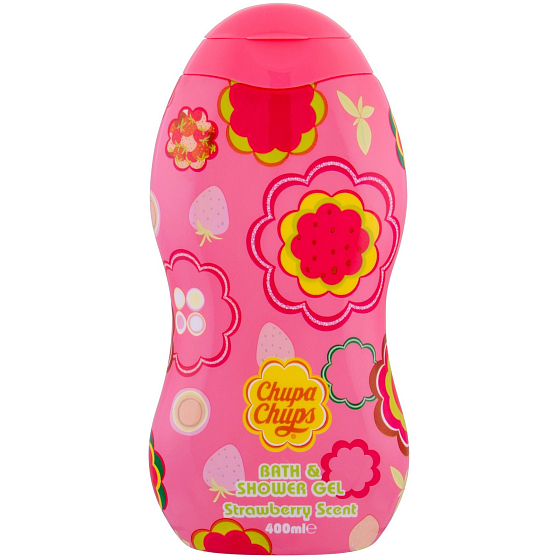 Chupa Chups Strawberry Scent - Jahoda sprchový gel 400 ml
