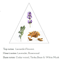 Panier des Sens Levandule parfémovaná voda pro ženy 50 ml + tělové mléko 50 ml, kosmetická sada pro ženy