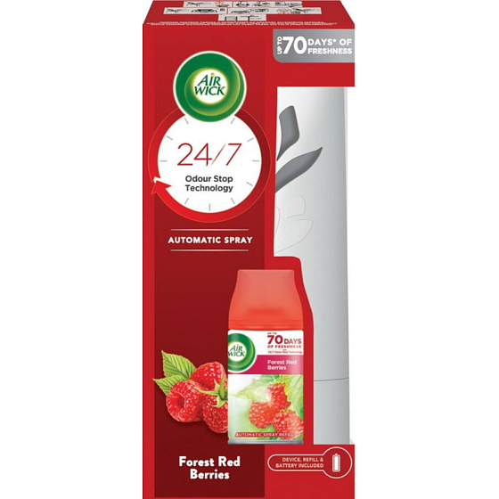 Air Wick FreshMatic Forest Red Berries - Vůně lesních plodů automatický osvěžovač 250 ml