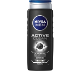 Nivea Men Active Clean żel pod prysznic do ciała, twarzy i włosów 500 ml