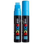 Posca Uniwersalny akrylowy marker z ekstremalnie szeroką, prostą końcówką 15 mm Jasnoniebieski PC-17K