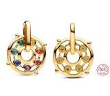 Zawieszka ze srebra próby 925 Chakra - Mini medalion, charms do symbolu