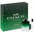 Coach Green toaletní voda 60 ml + toaletní voda 7,5 ml miniatura, dárková sada pro muže