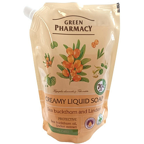 Green Pharmacy Rakytník i lipa płynne mydło uzupełnienie 460 ml