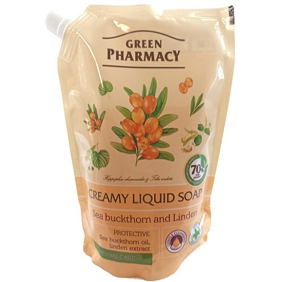 Green Pharmacy Rakytník i lipa płynne mydło uzupełnienie 460 ml