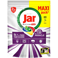 Jar Platinum Plus tabletki do zmywarki 30 Minute Miracle, 60 szt.