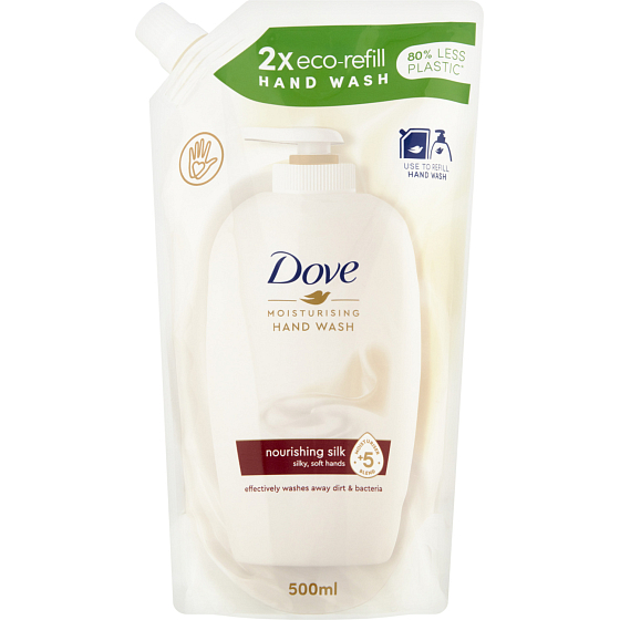 Dove płynne mydło Nourishing Silk, uzupełnienie, 500 ml