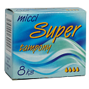 Micci Super dámské tampony 8 kusů