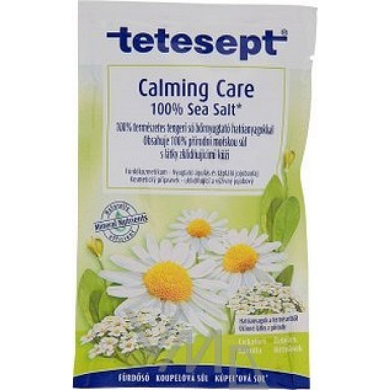 Tetesept Calming Care mořská sůl do koupele pro zdravou pokožku 80 g