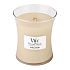 WoodWick Vanilla Bean - Vanilkový lusk vonná svíčka s dřevěným knotem a víčkem sklo střední 275 g