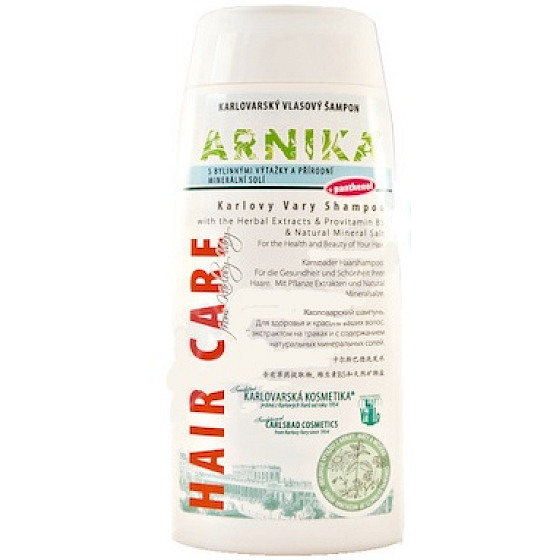 Arnika Karlovarský šampon na vlasy s bylinnými výtažky a přírodní minerální solí 250 ml