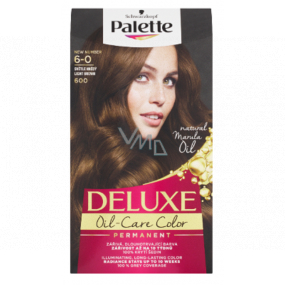 Schwarzkopf Palette Deluxe barva na vlasy 6-0 Světle hnědý 115 ml