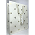 Epee Dárková papírová taška 26,5 x 32,5 x 12,7 cm Vánoční Zlaté vločky