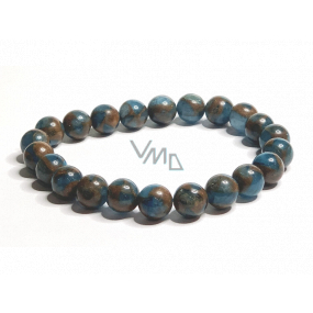 Jasprowy Cloisonne Blue bransoletka elastyczna naturalny kamień, kuleczka 8 mm / 16 - 17 cm Jasprowy Cloisonne Blue bransoletka elastyczna naturalny kamień, kuleczka 8 mm / 16 - 17 cm