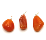 Karneol Troml przekrój naturalny kamień, 2,2 - 3 cm, 1 sztuka, , Kup teraz!