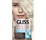 Schwarzkopf Gliss Color farba do włosów 11-11 Ultra jasny platynowy blond 2 x 60 ml
