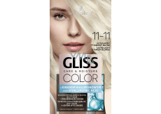 Schwarzkopf Gliss Color farba do włosów 11-11 Ultra jasny platynowy blond 2 x 60 ml