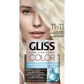 Schwarzkopf Gliss Color farba do włosów 11-11 Ultra jasny platynowy blond 2 x 60 ml