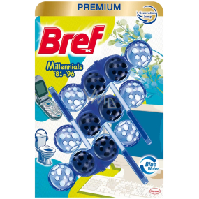 Bref Color 4 Milennials WC blok pro hygienickou čistotu a svěžest Vaší toalety 3 x 50 g