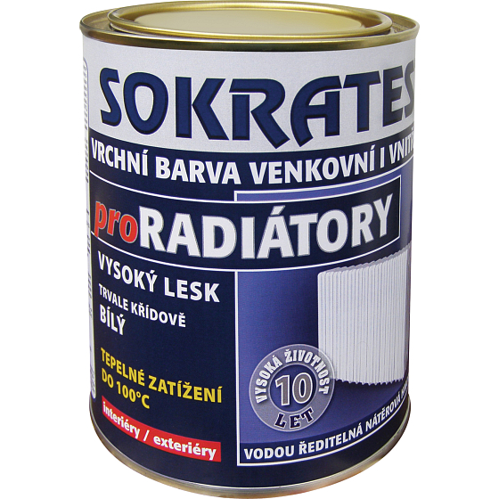 Sokrates Radiátor farba do grzejników, 1000 biała, 0,7 kg